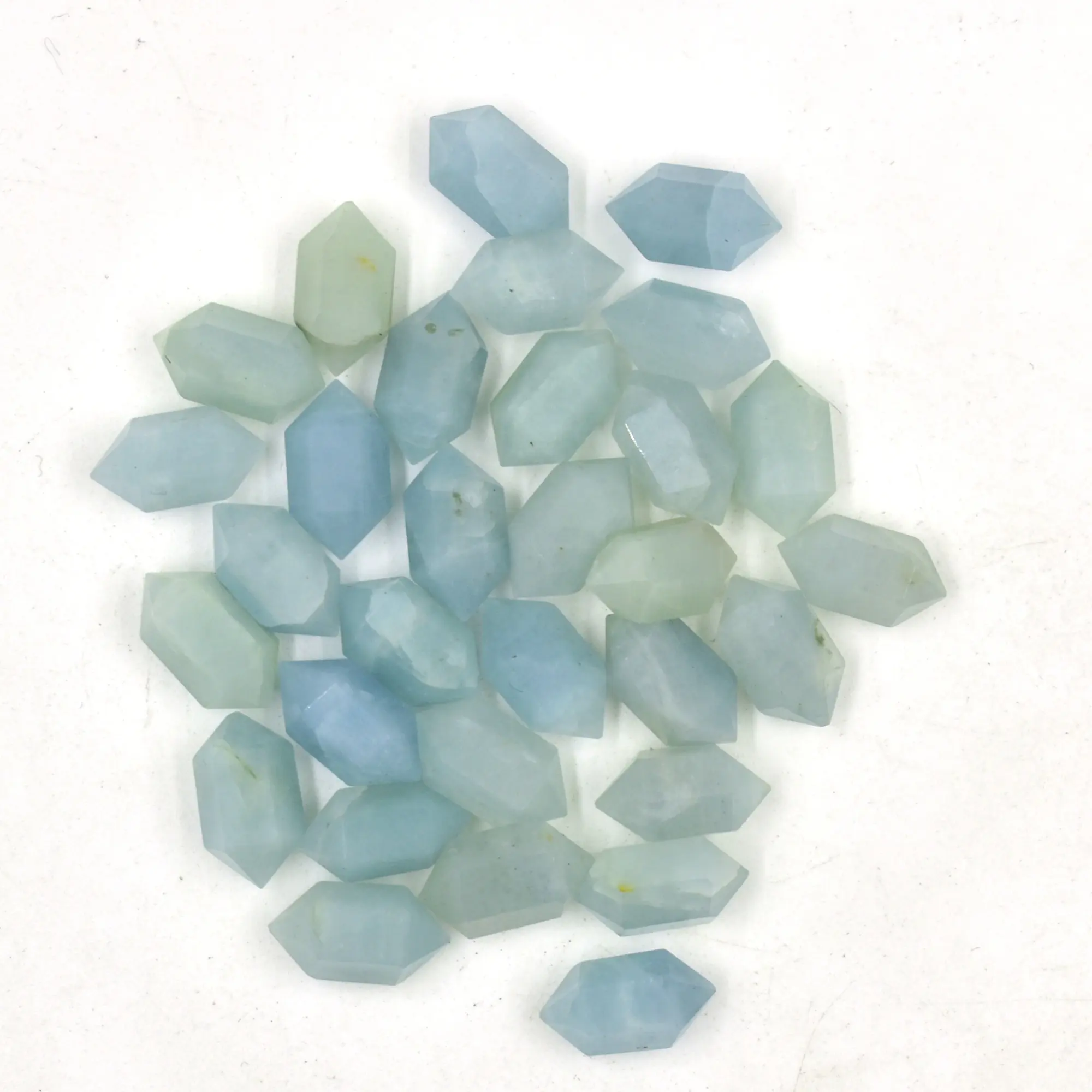 Natural Aquamarine Small Pointers For Pendant, Double Terminated Pointers For Making Charm & Earrings, Small Aquamarine Points