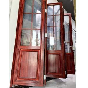 Stores extérieurs pliants en alliage d'aluminium pour villa, design moderne, étanches, à commande électrique, type <span class=keywords><strong>accordéon</strong></span> - Product Image 2