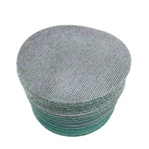 6 pollici <span class=keywords><strong>Mirka</strong></span> senza polvere di levigatura <span class=keywords><strong>dischi</strong></span> in rete abrasiva floccaggio maglia secco granato sabbia disco 80 griglia carta per levigatura - Product Image 1