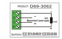 D69-3062/61/65 Voltmeter DC, Amperemeter, Pengukur Daya, Layar LCD Meter Pintar Konsumsi Daya 14-600V 0-20A