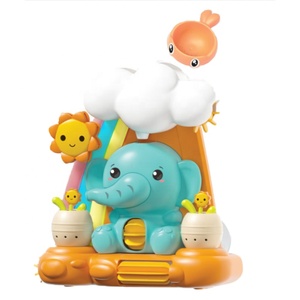 SY éléphant douche paradis Spin amusant tuyau d'eau en plastique bébé salle de bain bain douche <span class=keywords><strong>jouet</strong></span> pour 0-3 ans - Product Image 1