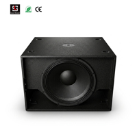Système de haut-parleurs audio professionnels Lase SUB9019S 19 pouces, caisson de basses actif pour DJ, avec DSP allemand, pour concerts en extérieur