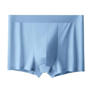 Calzoncillos bóxer de verano para hombre en colores sólidos, antibacterianos, con cintura y entrepierna transpirables, ropa interior al por mayor estilo Marks - Product Image 2
