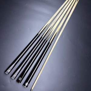 Taco de billar Eight Ball de 145 pulgadas en madera maciza de una pieza, taco de billar duradero para juegos de snooker y pool. - Product Image 1