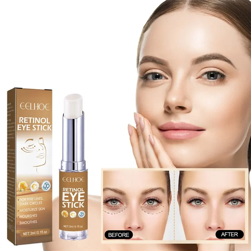 EELHOE-Crema hidratante para ojos con retinol, aclarante, reafirmante, eliminación de Círculos oscuros, antiedad, antihinchazón