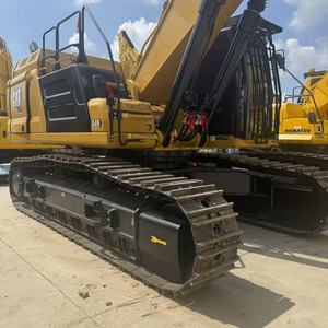Excavatrice sur chenilles CAT349 d'occasion en bon état avec ligne de marteau auxiliaire, cabine climatisée, pour travaux de terrassement lourds sur site minier - Product Image 4