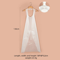 Cape de coiffeur jetable Wanmei en PP, tablier en plastique pour la coupe de cheveux, jetable, pour salon de coiffure