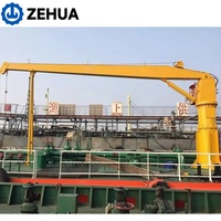 Grue de pont hydraulique pour bateaux de pêche et navires de marchandises 5 tonnes 10 tonnes 20 tonnes 30 tonnes 50 tonnes 70 tonnes