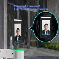 NAT Terminal de présence avec reconnaissance faciale de la température des autobus scolaires de 7 pouces avec scanner de carte d'identité