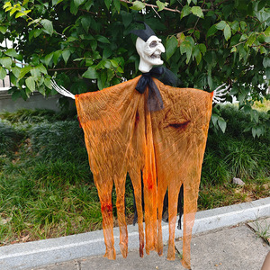 Decoración de esqueleto de Halloween de 125x70cm, accesorio colgante para exteriores, adorno para fiesta de Halloween - Product Image 1