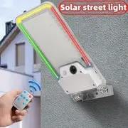 Nouvelles lampes solaires d'extérieur pour jardin, avec détecteur de mouvement, télécommande, applique murale étanche, lumière colorée, une lampe de rue - Product Image 5