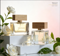Diffuseur de parfum pour voiture en verre avec bouchon à vis, impression sérigraphique, liquide aromatique parfumé