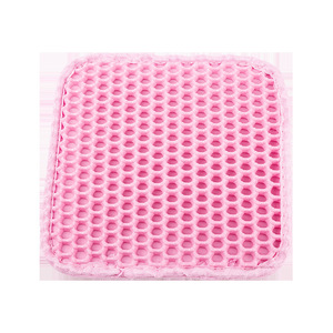 Alfombrilla Rosa de Doble Capa de EVA para Arenero de Gatos, Diseño Cuadrado Impermeable y Antideslizante para Caja de Arena - Product Image 2