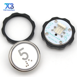 Botón de <span class=keywords><strong>ascensor</strong></span>, botón de llamada redondo para Xizi * Ot * s T * son, 1/2/2/1/2 - Product Image 1