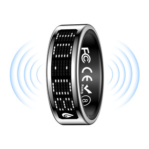Anillo Inteligente con Pantalla Digital, Resistente al Agua IP68, Contador de Pasos, Monitor de Presión Arterial, Rastreador de Salud, Control por Aplicación - Product Image 1