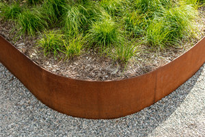 Bordure de <span class=keywords><strong>jardin</strong></span> flexible en métal pour aménagement paysager, en acier Corten rouillé - Product Image 3
