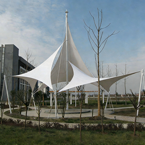 Couverture Tensile en Membrane Architecturale PVC Ignifuge avec Structure en Acier pour Terrains de Sport - Product Image 4