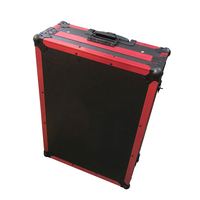 Chine Mode Strong Fabricant Noir Grand Canapé En Aluminium Flight Case Rack Dj Case Avec Tiroir Table Roues
