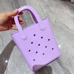 2025 mùa hè ngoài trời phụ nữ không thấm nước bãi biển nhỏ PVC Túi xách Silicone trẻ em thạch Tote Túi - Product Image 5
