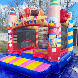 Castillo inflable comercial con diseño de payaso, castillo hinchable para fiestas infantiles, casa de brinco. - Product Image 2