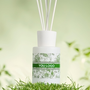 Vidrio al por mayor de lujo para difusor de caña para decoración del hogar botella aroma Perfume ratán hogar ambientador fragancia - Product Image 2