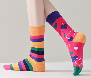 <span class=keywords><strong>Calcetines</strong></span> Asimétricos 2026 AB, de Algodón Peinado, Diseño Creativo Original, para Parejas, Modernos, con Personalidad, Par de <span class=keywords><strong>Calcetines</strong></span> Únicos, Venta al Por Mayor - Product Image 6