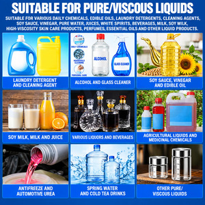Máquina de Llenado de Líquidos de Doble Cabezal de Alta Precisión, Totalmente Automática y Cuantitativa para Aceite Comestible, Detergente para Ropa y Plástico - Product Image 6