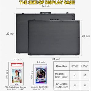 กรอบอะลูมิเนียมอัลลอยด์สำหรับจัดแสดงการ์ด TCG งานศิลปะกีฬา DIY ตกแต่งภาพวาด จัดเก็บและเก็บสะสม - Product Image 2