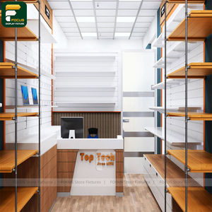 Étagère d'exposition pour magasin de vêtements urbains, comptoir de vêtements, vitrine de vêtements, armoire en verre, mobilier de vente au détail - Product Image 4