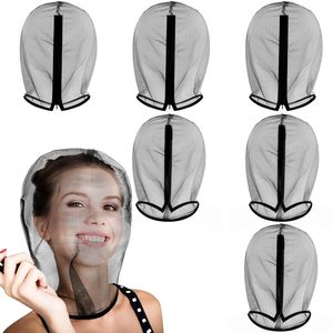 Velo de novia corto con apliques, estilo europeo y americano, de <span class=keywords><strong>tul</strong></span>, con máscara y empaque individual. - Product Image 5