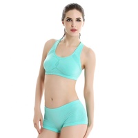 Soutien-gorge de sport sans fil à dos nageur Pushup Vest Bra Yoga Posture Bra for Gym