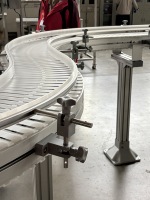 Pièces de rail de guidage en aluminium pour convoyeur à bande modulaire, pince de fixation en nylon, vitesse réglable, durable, marque WA, utilisation agricole, garantie 1 an