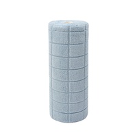 Kundenspezifisches OEM fusselfreies, streifenfreies, wiederverwendbares Auto-Fensterglas-Reinigungstuch 180/200 GSM gewebte Mikrofaser-Magietuchrolle