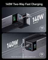 Anker 737 Power Bank Chargeur portable haute capacité 24000mAh 140W avec 3 ports de sortie (PowerCore 24K) avec affichage numérique intelligent