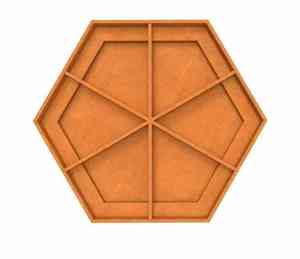 Panneau acoustique hexagonal suspendu pour <span class=keywords><strong>plafond</strong></span> et mur insonorisé de bureau - Product Image 6