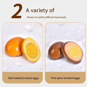Œufs marinés aux cinq épices, œufs de ferme élevee en plein air, <span class=keywords><strong>petit</strong></span>-déjeuner, aliments marinés prêts à consommer, emballés sous vide, en-cas, origine Mongolie intérieure - Product Image 6