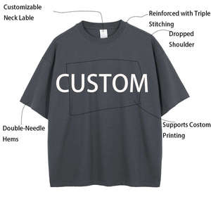 T-shirt Godspeed de qualité supérieure 100 % coton, style streetwear, coupe oversize, avec imprimé graphique Drp, pour <span class=keywords><strong>homme</strong></span> - Product Image 3