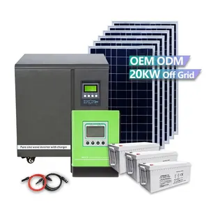 Painéis solares completa 10000 w 6kw para casa, fora da grade, sistema de energia solar 10kw, energia solar 20kw