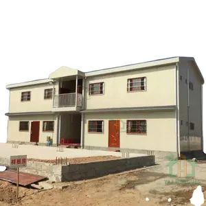 易组装更新钢结构房地产两层办公楼设计预制房屋