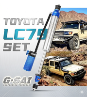 Amortisseurs à azote pour Toyota LC79 Land Cruiser 79, système de suspension monotube bidirectionnel réglable par l'utilisateur, pièces tout-terrain