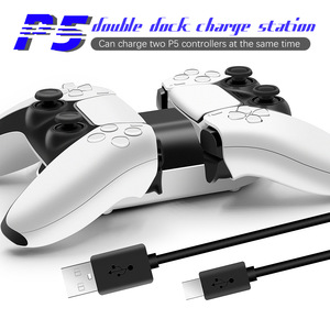 แท่นชาร์จคอนโทรลเลอร์ PS5 พร้อมสาย USB สำหรับจอยเกม PS5 รุ่น GP5 1616 - Product Image 5