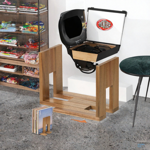 Support de disques vinyles en bois réglable, support de bureau à une seule couche, multifonctionnel, pour l'organisation et l'affichage des albums - Product Image 3