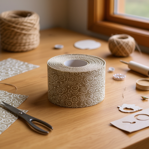 Nastro di Lino Ilan 35 X 200Cm in Rotolo per Decorazioni e Artigianato - Product Image 3