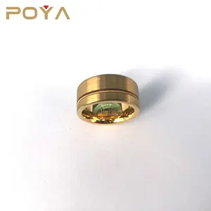 POYA 8 millimetri In Oro Corda di Chitarra di Tungsteno Anello Comfort Fit Delle Donne Degli Uomini di Fascia di Cerimonia Nuziale