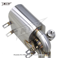 Pipa Knalpot Catback untuk PORSCHE 911 997.1/997.2 Carrera 2004-2012 Boska Pipa Knalpot Depan Baja Tahan Karat Dengan Katalis