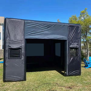 Caja inflable portátil del Simulador del <span class=keywords><strong>golf</strong></span> del PVC de la tienda hermética con la pantalla y la bomba - Product Image 1