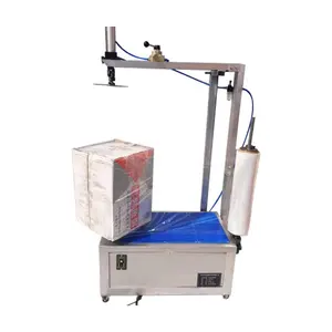 Storage pallet pre-stretch film wrapping machine Automatic plastic film packaging equipment Winding machine