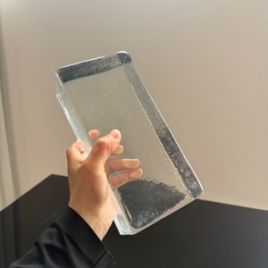 Bloques <span class=keywords><strong>de</strong></span> Vidrio Sólido Pulido Termofusible <span class=keywords><strong>de</strong></span> Fábrica 230*110*70mm Diseño Moderno para Muro Cortina, Sala <span class=keywords><strong>de</strong></span> Estar y Cocina - Product Image 5