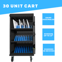 Ordinateur portable Chargeant L'armoire classe Intelligente imprimante Chariot De Chargement De tablette