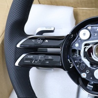 Volant sport en cuir pour Mercedes Benz W205 W212 W176 E211 GLC 43 W221 C219 GLE 63 E63S